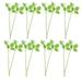 Floral Stem With Leaves 30Pcs Rose Flower Stem Single Branch With Leaves Rose Stem Plastic Rose Decorative Stem