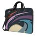 YFYANG 13 inch Universal Laptop Bag Oxford Cloth Laptop Sleeve Multi-functional Abstract Retro Galaxy Notebook Computer Messenger Bag Handbag