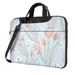 YFYANG 15.6 inch Universal Laptop Bag Oxford Cloth Laptop Sleeve Multi-functional Cute Vintage Floral Doodle Notebook Computer Messenger Bag Handbag