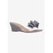 Wide Width Women's Eris Sandal by J. Renee in Clear Pewter (Size 10 W)