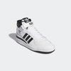 Sneaker ADIDAS ORIGINALS "FORUM MID", Gr. 38, schwarz-weiß (cloud weiß, core schwarz, cloud weiß), Baumwolle, Synthetik, sportlich, Schuhe