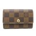 Louis Vuitton Accessories | Louis Vuitton Damier Multicles 6 N62630 Men,Women Damier Canvas Key Case Ebene | Color: Brown | Size: Os