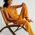 Free People Pants & Jumpsuits | Free People Fp Beach Rita One Piece Jumpsuit | Color: Gold | Size: L
