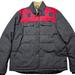 Levi's Jackets & Coats | Levis Mens Large Faux Shearling Lined Woodsman Jacket Quilted Ribbed | Color: Blue/Red | Size: L