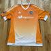Adidas Shirts | Men's Adidas Climacool Houston Dynamo Brad Davis Autographed Jersey Kit Sz Large | Color: Orange | Size: L