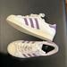 Adidas Shoes | Adidas Superstar Women’s White And Lavender Sneakers | Color: Purple/White | Size: 6