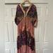 Free People Dresses | Free People Rare Floral Dress With Sequin | Color: Gold | Size: S