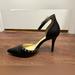 Jessica Simpson Shoes | Jessica Simpson Size 8 Black Ankle Strap Studded Black Heels | Color: Black | Size: 8