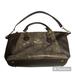 Coach Bags | Coach Brown/Faux Snakeskin Purse Tan Interior In Good Condition | Color: Brown/Tan | Size: Os