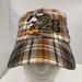 Disney Accessories | Disney Parks Authentic Plaid Strapback Baseball Hat Cap Mickey Mouse 28 | Color: Brown | Size: Adjustable