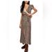 Free People Dresses | Free People Gorgeous Jess Wrap Maxi Dress | Color: Black/Orange/White | Size: L