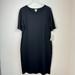 Lularoe Dresses | Lularoe Black Julia Dress Short Sleeve Nwt 3xl | Color: Black | Size: 3x