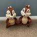 Disney Toys | Disney Parks Chip And Dale Plush Stuffed Animals | Color: Brown/Cream | Size: Osb