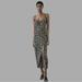 Zara Dresses | Chain Strap Mini Dress | Zara | Color: Black/White | Size: M