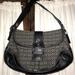 Coach Bags | Coach Logo Shoulder Bag Purse | Color: Black/Gray | Size: Os