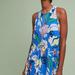 Anthropologie Dresses | Anthropologie Vineet Bahl “Carangi Drop Waist” Bright Tropical Dress M | Color: Blue | Size: M