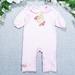 Disney Bottoms | Disney Classic Pooh Baby Girl Warm Long Sleeve Embroidered Floral Romper Layette | Color: Pink | Size: 6-9mb