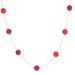 Kate Spade Jewelry | Kate Spade Spectator Long Station Rosary Statement Necklace | Color: Orange/Pink | Size: Os