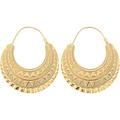 Anthropologie Jewelry | Gold Hoop Earrings Anthropologie | Color: Gold | Size: Os