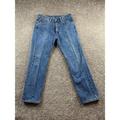 Levi's Jeans | Levis 505 Jeans Adult 33 Blue Denim Straight Fit Red Tab Pocket Mens 34x30 | Color: Blue | Size: 33