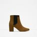 Zara Shoes | Flash Sale! Zara Bootie | Color: Black/Brown | Size: 8