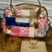 Coach Other | Authentic Coach Signature Patchwork Bowler Bag And Wallet | Color: Gold/Pink | Size: Os