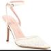 Kate Spade Shoes | Amour Lace Ankle Strap Dress Heels | Color: White | Size: 7.5