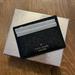 Kate Spade Accessories | Kate Spade Boxed Black Glitter Card Holder Nwt | Color: Black | Size: Os
