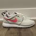 Nike Shoes | New Women’s Nike Roshe One Pure Platinum/Laser Pink Athletic Sneakers - Size 10 | Color: Pink/White | Size: 10