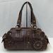 Coach Bags | Coach Mia Brown Leather Woven Floral Top Handle Zipper Closure Satchel Bag - Vtg | Color: Brown | Size: Os