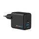 XLayer 38W dual USB C Ladegerät Power Delivery Schwarz Schnellladen ipad iPhone 15 14 13 Mini 13 Pro Max 12 11 SE XS Android geräte Tabs Power Adapter Ladeadapter Ladestecker Netzteil Charger Kabel