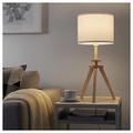 Ikea LAUTERS Table lamp, ash, White