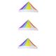 Holibanna 3pcs Travel Crib Canopy Crib Bed Canopy Outdoor Playing Reading Tent Girl Tents Reading Canopy Bedroom Canopy Half Canopy for Girls Bed Rainbow Bed Canopy Child Dome Gauze