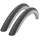 Bikes4Life Schwalbe Bike Tyre Shop:-2 x Schwalbe Road Cruiser 700 x 28 Whitewall Wired Tyres…