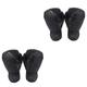 Yardwe 2 Pairs Sparring Boxing Gloves Bicycle Model Scale Protective Adjustable Wrist Strap Gloves Toe Guards Roller Skates Watermelon Lid Rubber Hood Catch Urinal Sandbag Training Gloves