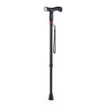 Zentoy Smart Walking Stick, Walking Cane with Non Skid Replaceable Rubber Tips Height Adjustable Crutch Electronic with Lighting Alarm FM Radio Portable Lightweight for Elderly surprise gift