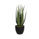 Pottery Pots Artificial Plants Aloe S, Green | L: 14 x W: 14 x H: 45