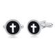 Cross Cufflinks for Men Sterling Silver Cuff Links for Men Christian Jewelry Gift for Men