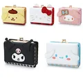 Sanurgente Hello Kitty Kuromi My Melody Cinnamoroll PU Leather Wallet Porte-monnaie Porte-cartes