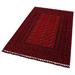 Red Rectangle 6'7" x 9'10" Area Rug - Lofy Eugendorf Oriental Acrylic Machine Made Area Rug__Rectangle | Wayfair 1-Eko-bhr 04 red-200x300