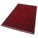 Red Rectangle 5'3" x 7'7" Area Rug - Lofy Burmoos Oriental Acrylic Machine Made Area Rug__Rectangle | Wayfair 1-Eko-bhr 02 red-160x230