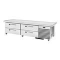 True TRCB-79-86-HC~SPEC3 79 1/4" Chef Base w/ (4) Drawers, 115v, Silver | True Refrigeration