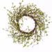 The Holiday Aisle® Handcrafted Faux Twig 22" Wreath Wood/Twig in Brown/Green | 22 H x 22 W x 5 D in | Wayfair D0CE9B8CBB4A475DBFA6B1AD79501D94