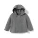 Baby-Strickjacke, grau meliert