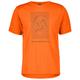Scott - Defined Merino Graphic S/S - Merinoshirt Gr M orange