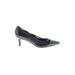 Lauren by Ralph Lauren Heels: Black Solid Shoes - Women's Size 8 - Pointed Toe