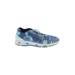 XTRATUF Sneakers: Athletic Platform Casual Blue Color Block Shoes - Women's Size 9 - Almond Toe