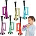 ArtCreativity 7 Inch Metallic Trumpets Set of 12 Fun Plastic Musical Instruments Noise Makers for Parties and Events Music Toys for Kids Cool Birthday Party Favors for Boys and Girls