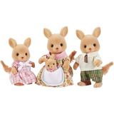 Calico Critters Hopper Kangaroo Family Dolls Dollhouse Figures Collectible Toys