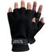 Glacier Glove Alaska River Series Durable Windproof Fingerless Gloves - Black